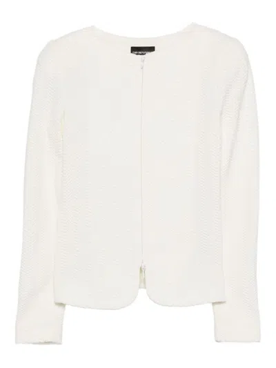 EMPORIO ARMANI EMPORIO ARMANI COTTON BLEND BLAZER JACKET