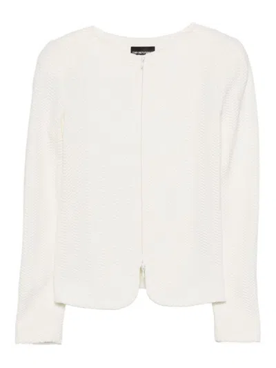 EMPORIO ARMANI EMPORIO ARMANI COTTON BLEND BLAZER JACKET