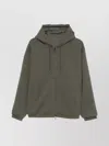 Emporio Armani Cotton Blend Drop Shoulder Hoodie