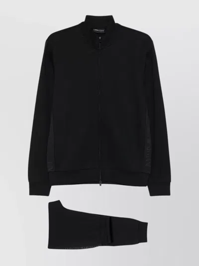 EMPORIO ARMANI COTTON BLEND HIGH NECK SWEATER