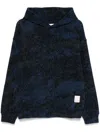 Emporio Armani Hooded Sweater Long Sleeves In Black