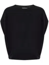 Emporio Armani Cotton Blend Knitted Top In Multi