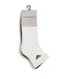 Emporio Armani Cotton-blend Logo Ankle Socks In Multi