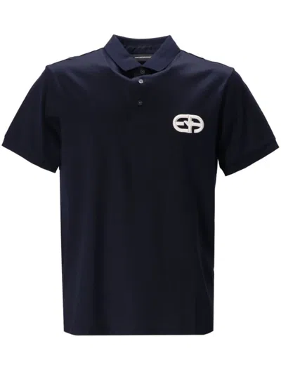 EMPORIO ARMANI EMPORIO ARMANI COTTON BLEND POLO SHIRT