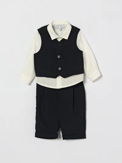 Emporio Armani Babies'  Jumpsuit Kids Color Navy In Blue