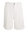 Emporio Armani Cotton-blend Shorts In White