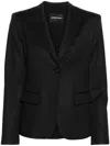 Emporio Armani Cotton Blend Single-breasted Blazer