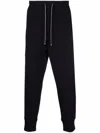 Emporio Armani Cotton Blend Sweatpants In Blue