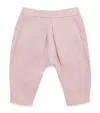 Emporio Armani Cotton-blend Sweatpants In Pink