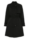 Emporio Armani Cotton Blend Trench Coat