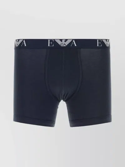 EMPORIO ARMANI COTTON BOXER SET ELASTIC WAISTBAND