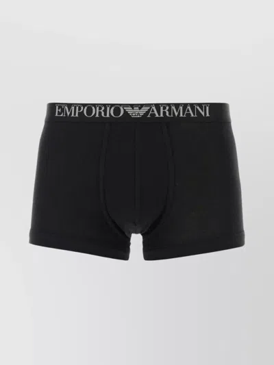 Emporio Armani Cotton Boxer Set Stretch Fit In 07320