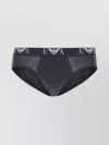 EMPORIO ARMANI COTTON BRIEF SET WITH CONTRAST PANELS AND ELASTICATED WAISTBAND