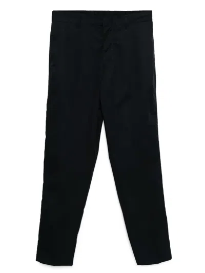Emporio Armani Cotton Chinos In Black