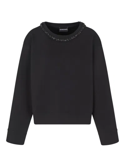 EMPORIO ARMANI EMPORIO ARMANI COTTON CREWNECK SWEATSHIRT