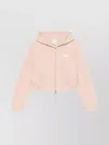 Emporio Armani Cotton Drop Shoulder Zippered Hoodie