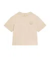 Emporio Armani Cotton Eagle Logo T-shirt In Neutral