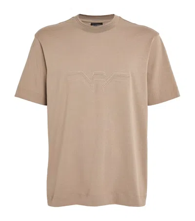 Emporio Armani Cotton Eagle-motif T-shirt