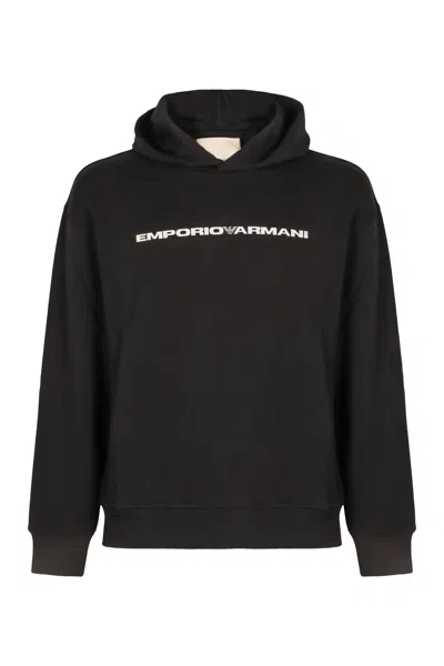 EMPORIO ARMANI EMPORIO ARMANI COTTON HOODIE