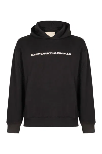 EMPORIO ARMANI EMPORIO ARMANI COTTON HOODIE