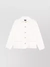 Emporio Armani Cotton Jacket With Collar And Pockets