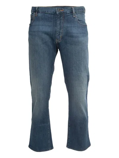 Pre-owned Emporio Armani Cotton Jeans In Blue