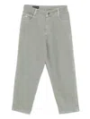 Emporio Armani Cotton Jeans In Green
