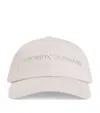 Emporio Armani Branded Curved Peak Baseball Cap In Neutral