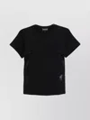 Emporio Armani Cotton Logo Graphic Print T-shirt In Black