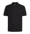 Emporio Armani Man Polo Shirt Black Size L Cotton In Black
