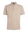 Emporio Armani Polo Manches Courtes En Coton In Brown