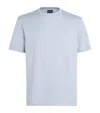 Emporio Armani Cotton Crew Neck T-shirt In Grey