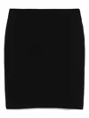 Emporio Armani Cotton Midi Skirt Back Slit