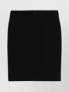 Emporio Armani Cotton Midi Skirt Back Slit