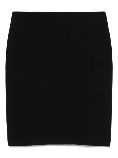 EMPORIO ARMANI EMPORIO ARMANI COTTON MIDI SKIRT
