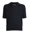 Emporio Armani Men's Lyocell Pullover Sweater In Blue