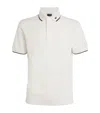 EMPORIO ARMANI COTTON PIQUÉ LOGO POLO SHIRT