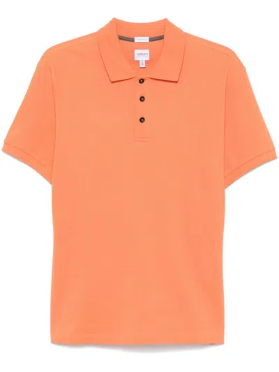 Emporio Armani Cotton Polo Shirt In Blue