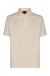 Emporio Armani Logo Cotton Polo Shirt In Green