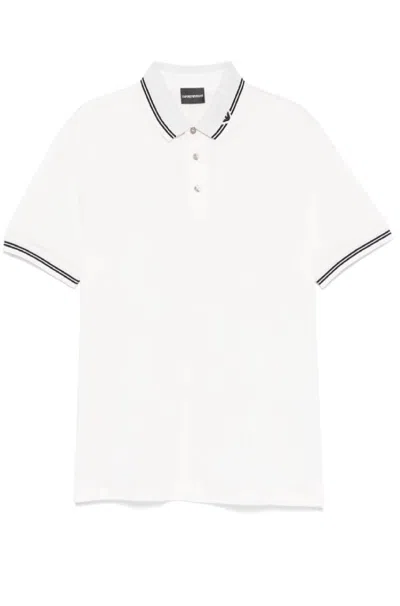 Emporio Armani Men's Logo Cotton Polo Shirt In Multicolor