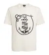 Emporio Armani Cotton Printed T-shirt In White