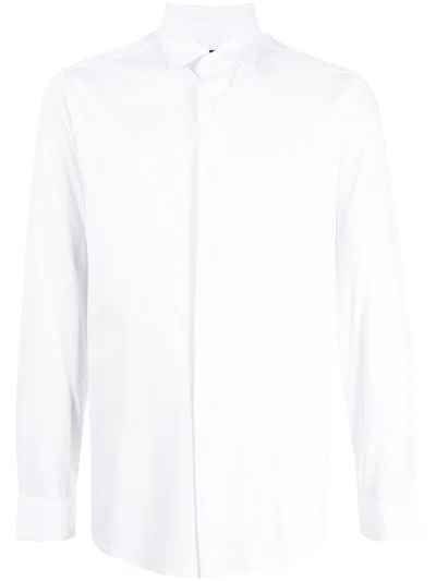 Emporio Armani Cotton Shirt In White