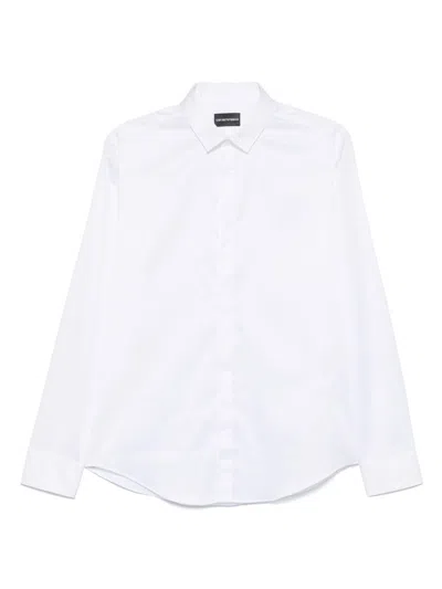 Emporio Armani Cotton Shirt In White