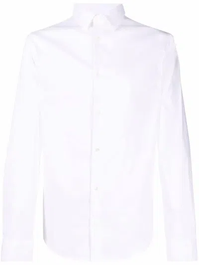 Emporio Armani Cotton Shirt In White