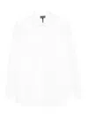 Emporio Armani Long-sleeve Button-up Shirt In White