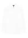 Emporio Armani Long-sleeve Button-up Shirt In White