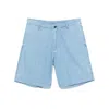 Emporio Armani Chambray Denim Bermuda Shorts