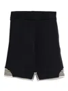Emporio Armani Cotton Shorts In Blue