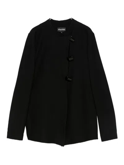 EMPORIO ARMANI COTTON SINGLE-BREASTED JACKET