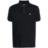 Emporio Armani Piqu Olo Shirt With Micro Eagle